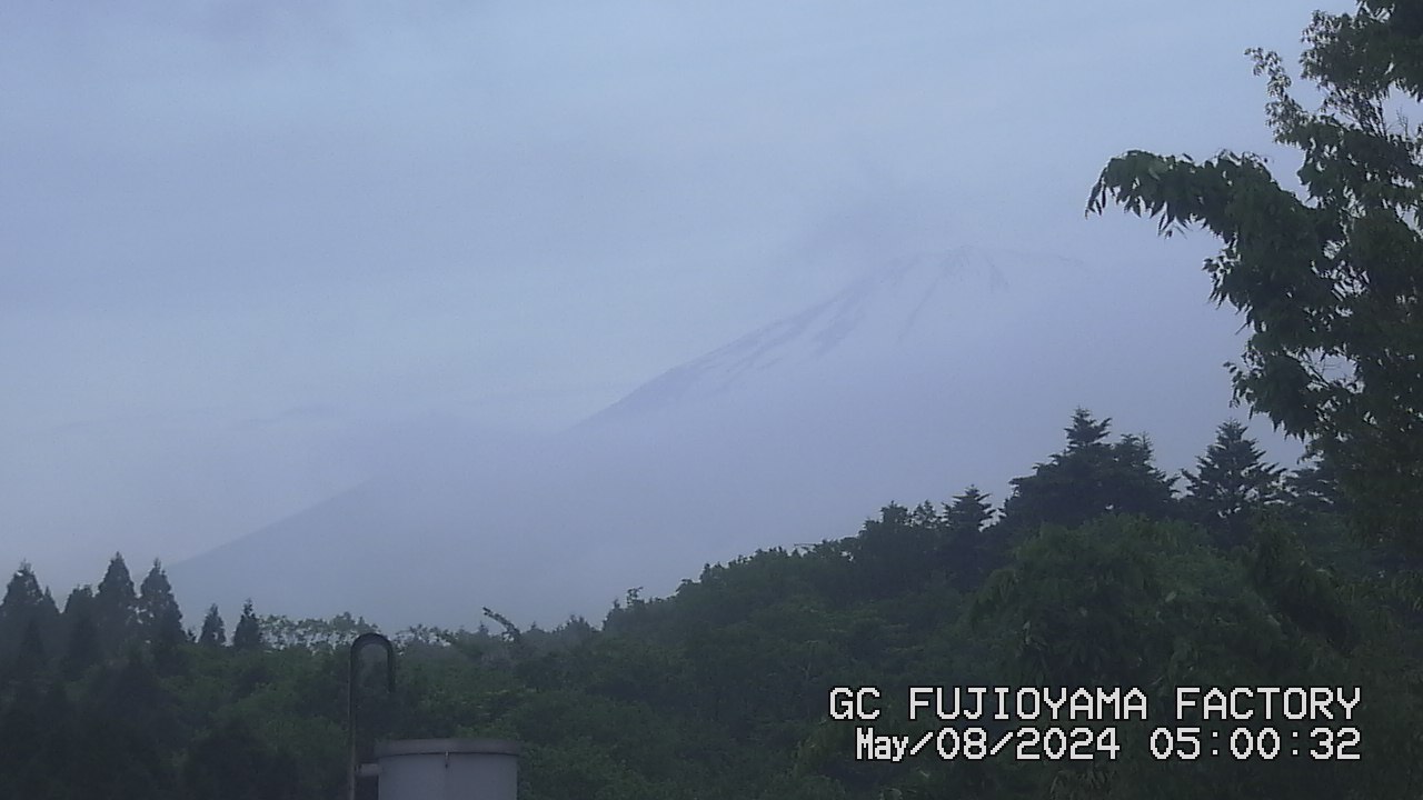 今日の富士山：1日前 AM05:00