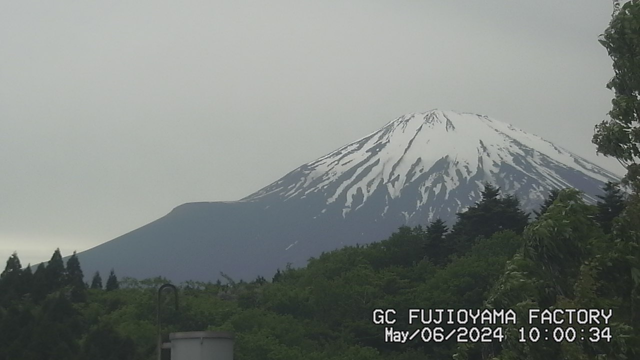 今日の富士山：1日前 AM10:00