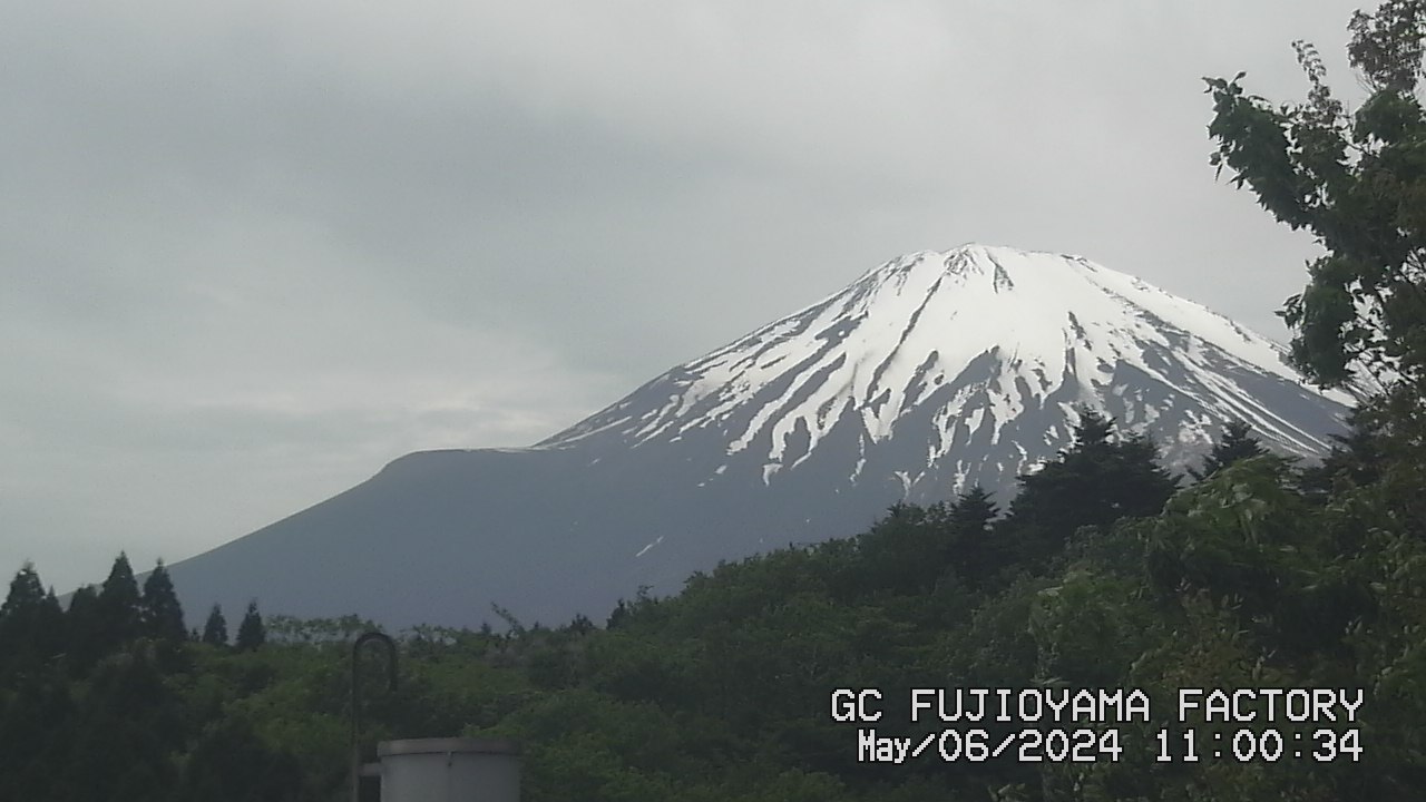 今日の富士山：1日前 AM11:00