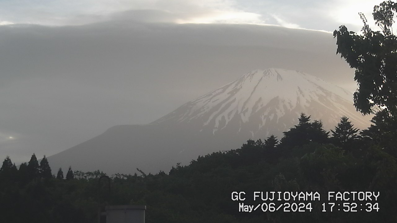 今日の富士山 (ライブカメラ) 最新の画像