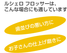 ���V�F�� �t���b�T�[�́A����ȏꍇ�ɂ��K���Ă��܂�
�����т̈�������
���q����̎d�グ������