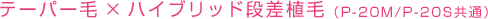 �e�[�p�[�с~�n�C�u���b�h�i���A�сiP-20M/P-20S���ʁj