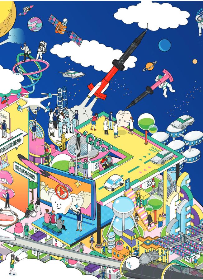 記念誌の参考デザイン例（ジーシー創業100周年記念誌）