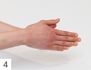 速乾性擦式アルコール製剤による手指消毒4